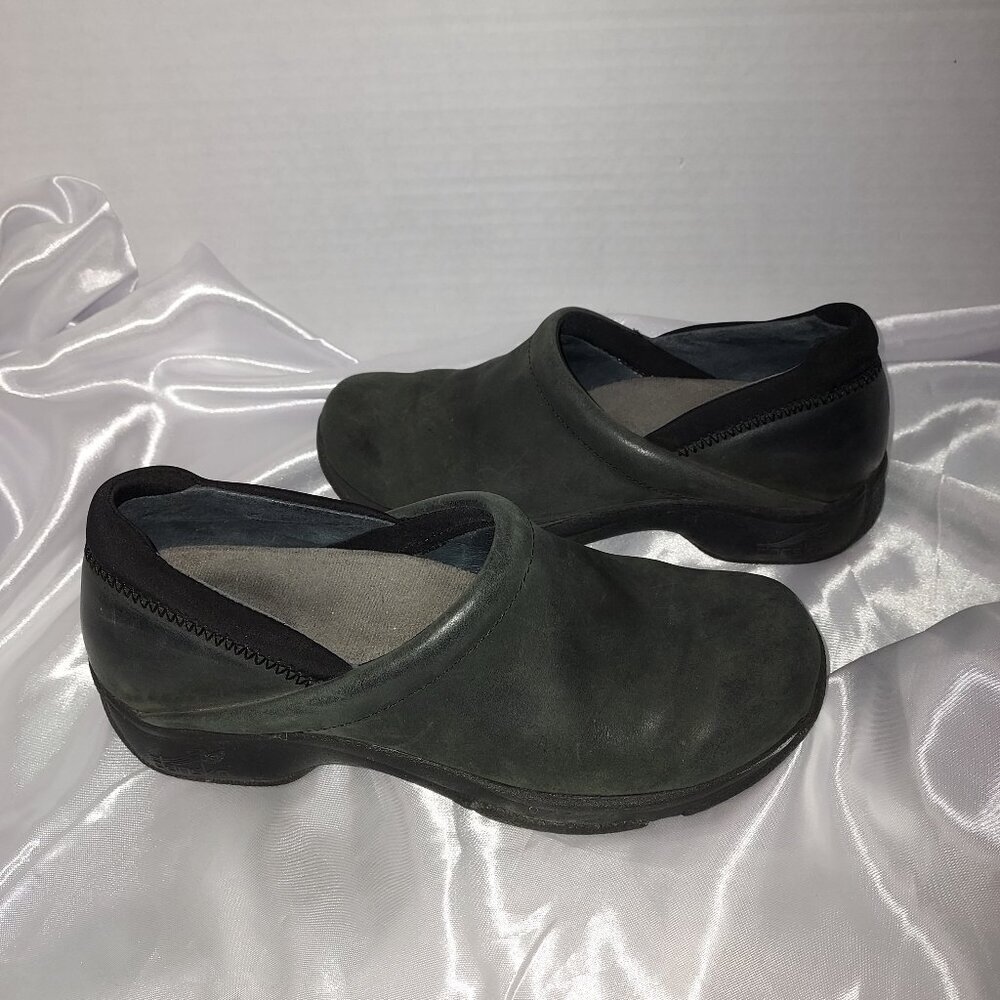 Dansko Women's Kelsey Black Clogs Size 37 (US 6.5-7)